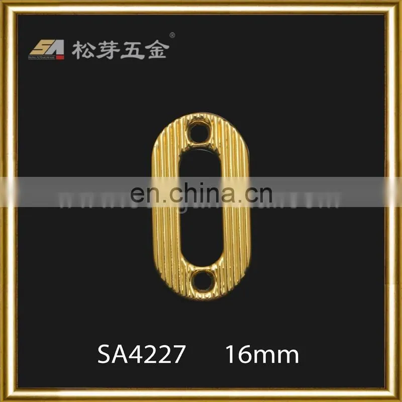 Custom Plated Metal Oval Eyelet, Factory Price Shoe Hardware Oval Eyelet, Zinc Alloy leather Handbags Eyelet