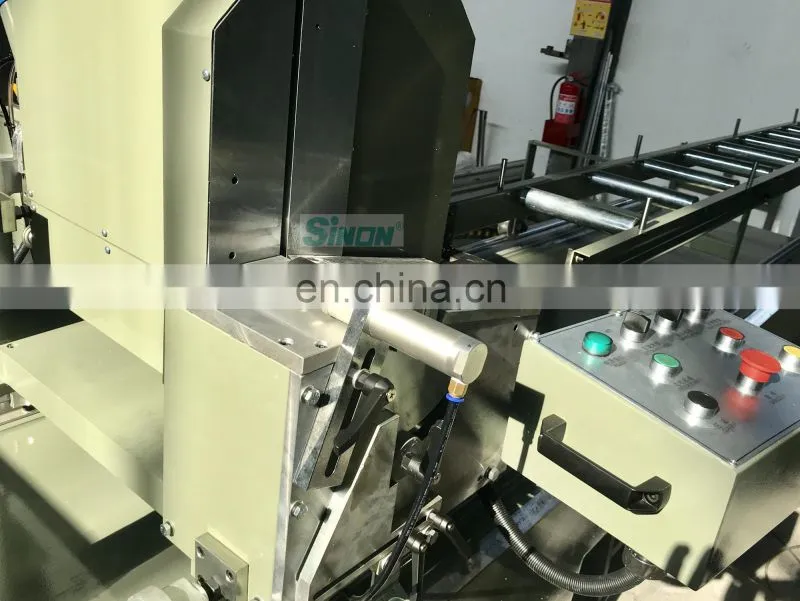 Double Heads Mitre Cutting Saw / PVC Window and Door Complete Plant