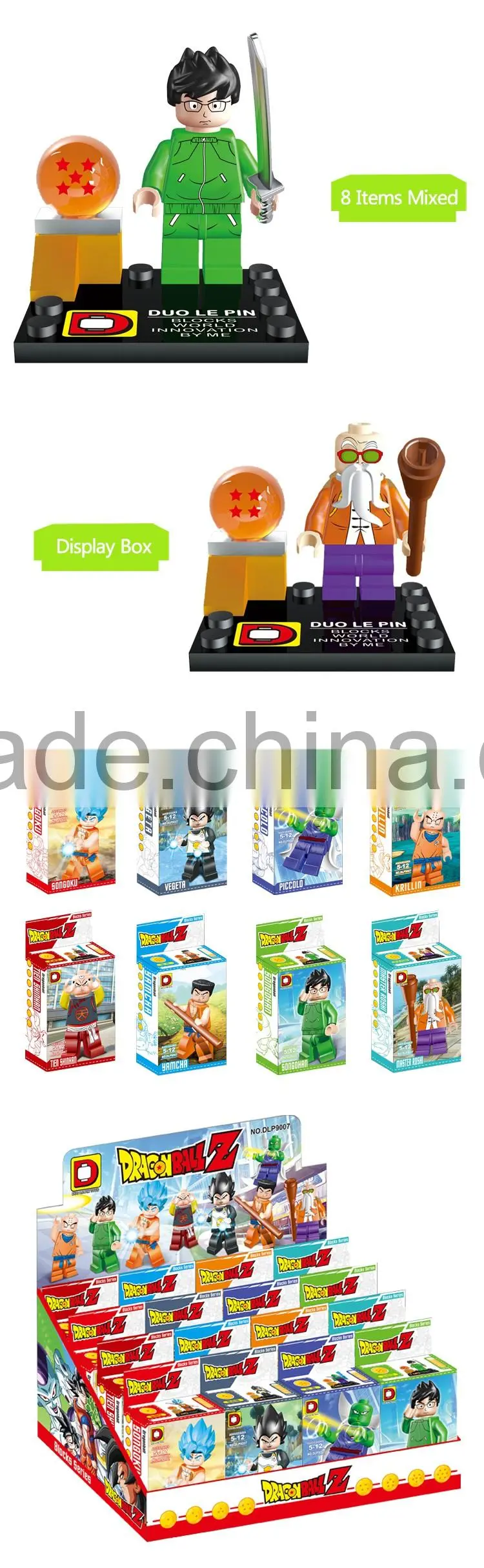 Manufactory minifigures plastic building block toys from China