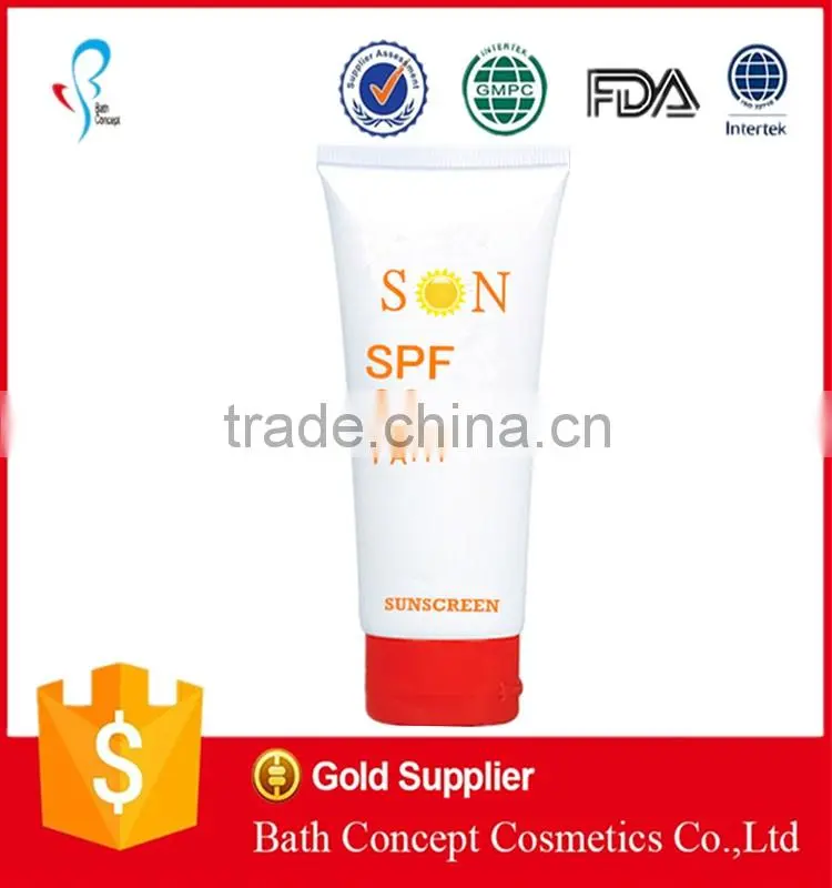 SPF 30 cream form high quality nourishing sunscreen lotion