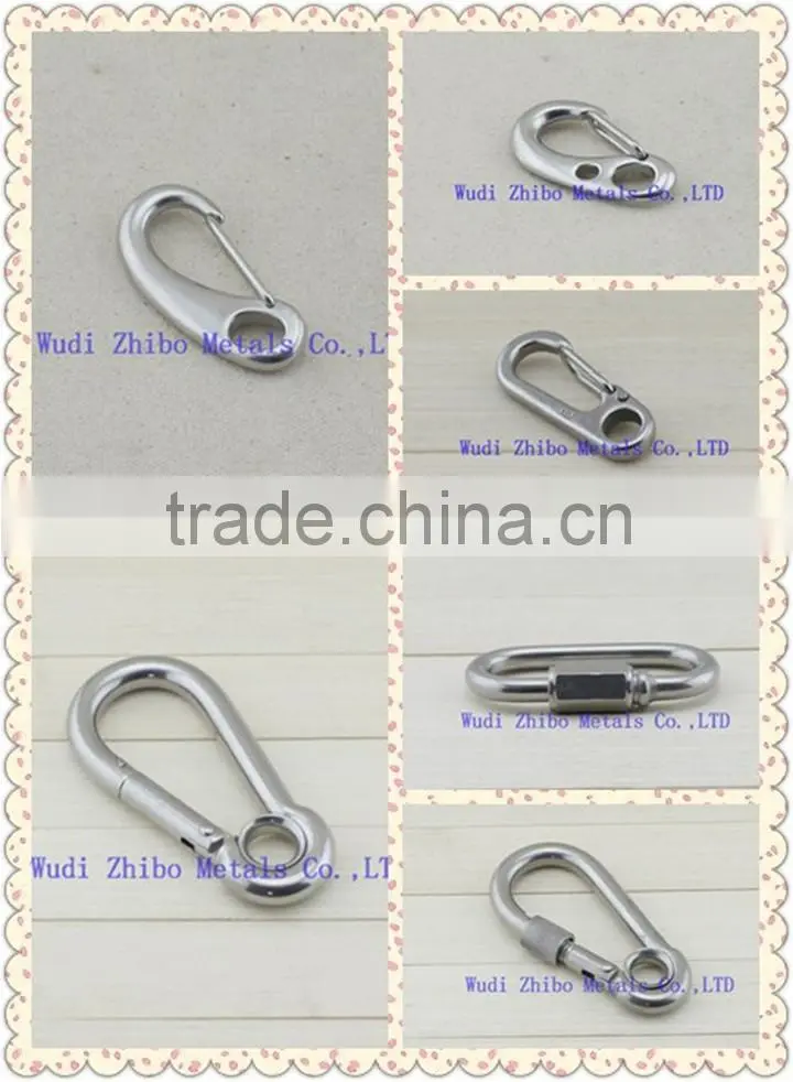 sliver color U type DIN741 wire rope clips in rigging