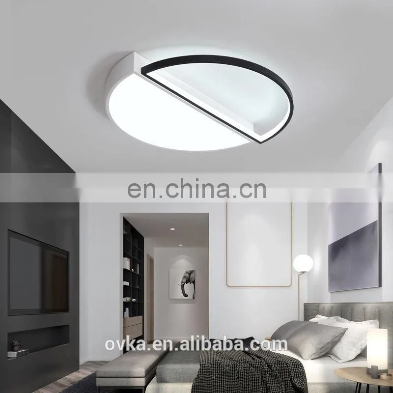 New round living room ceiling lamp LED bedroom light simple indoor chandelier