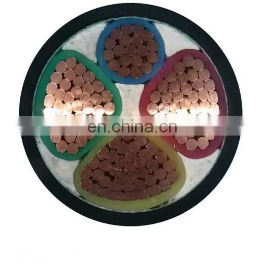Supply Factory price 0.6/1KV 5x4mm2 Copper CONDUCTOR SWA steel wire PVC insulated power cable