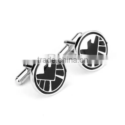 Aegis Board Shield cufflinks Avengers Captain America Shield Cufflinks