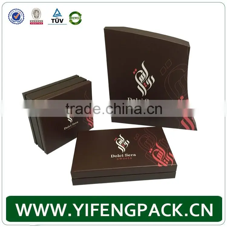 Custom Sweet Chocolate Box Paper Cardboard Candy Chocolate Gift Box