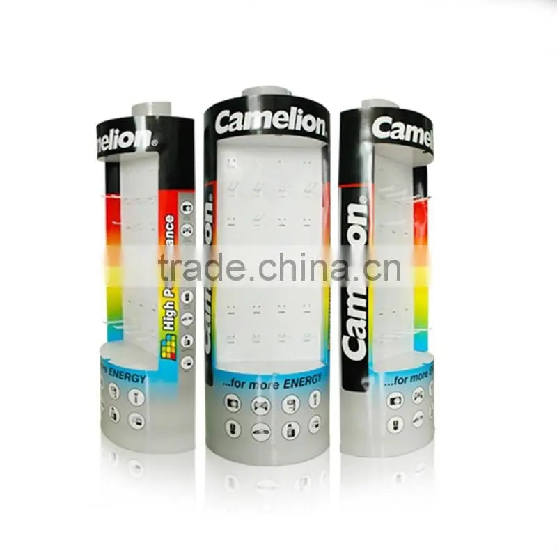 custom design POS cardboard pallet display stand with hook