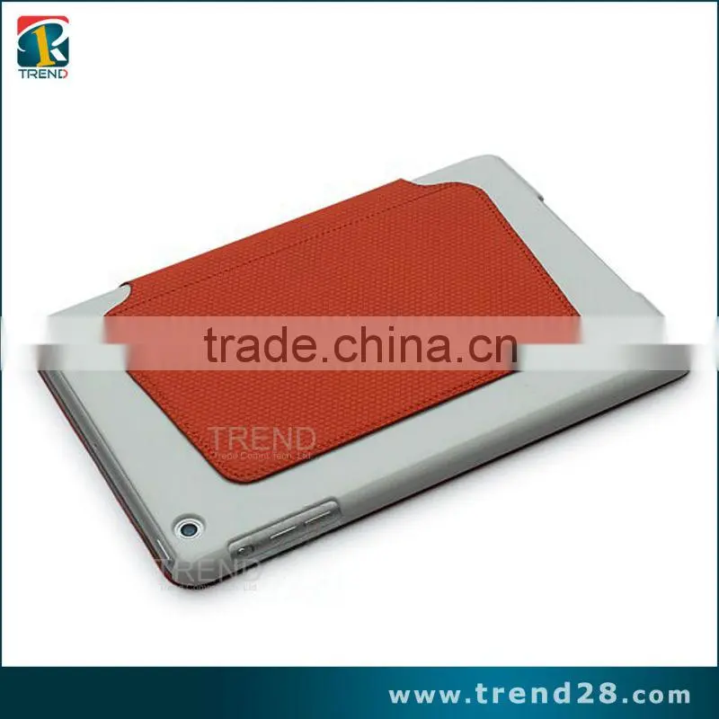 kickstand folding leather case for ipad mini