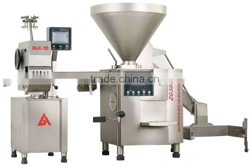 Double clipping machine for sausage