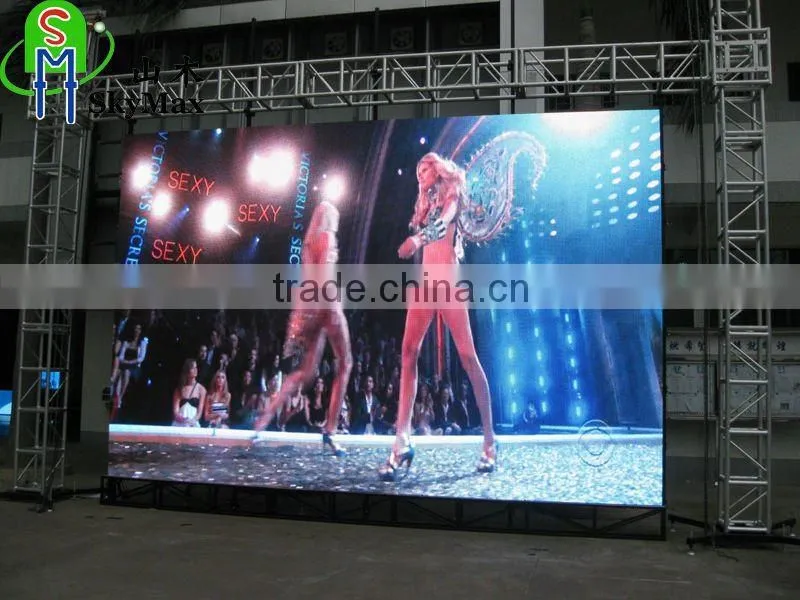 Morroco project 6.4 x 4.48 meter P10 Outdoor rental led display