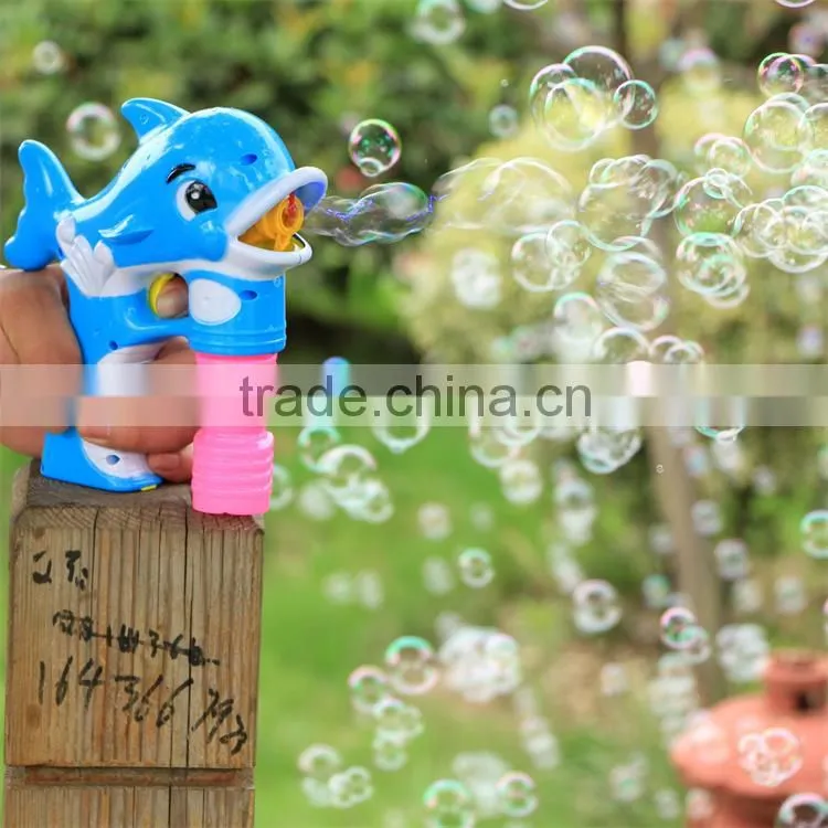Happy winter toys true color spray paint music bubble gun for kids
