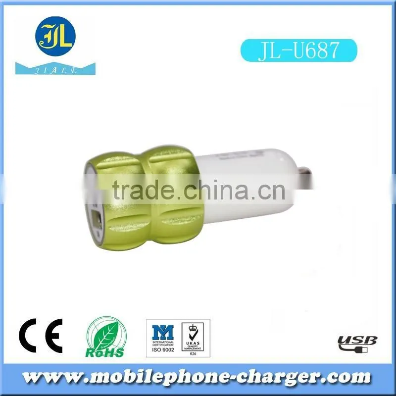 Fast Charge Output DC 5V USB power travel mobile car charger