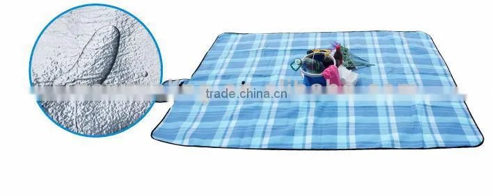 Sky Blue Waterproof Camping Mat for Outdoors and tent 200x150cm