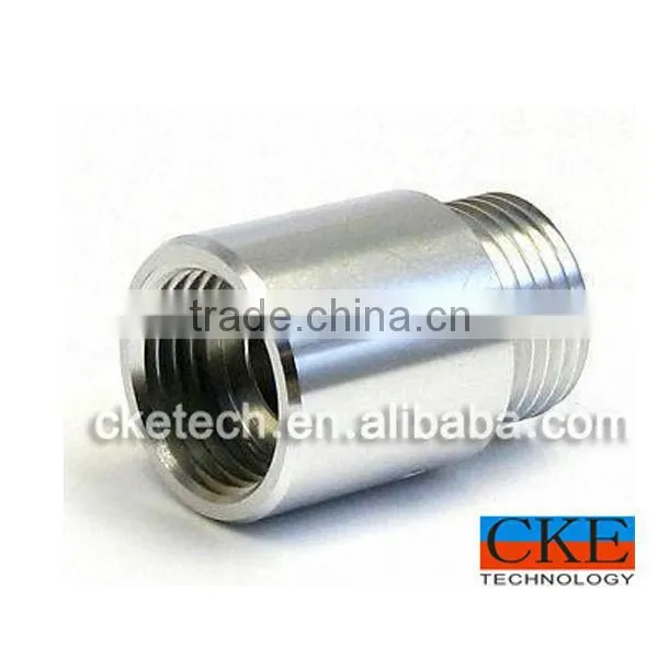 S.S Precision CNC Lathe Machining double Nipple in Machined Parts