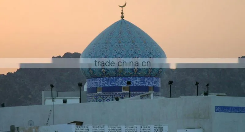 Arabian style lightweight steel building mosque dome