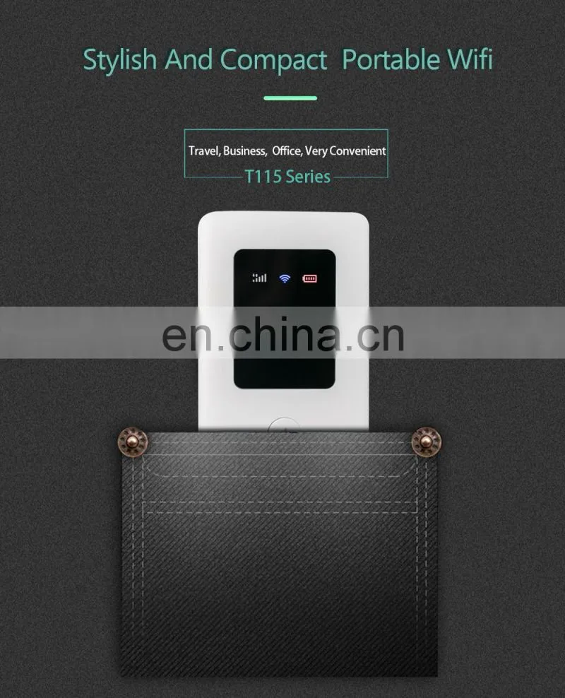 ALLINGE MIN067 T115 4G Router With Sim Card Mini Wifi Router 4G Lte