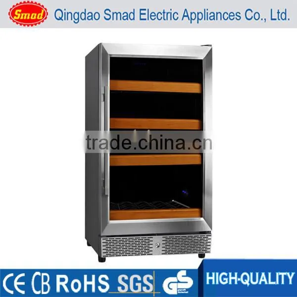 56 standard bottles Frost-free Multi-Zone Side-by-side built-in wine cooler