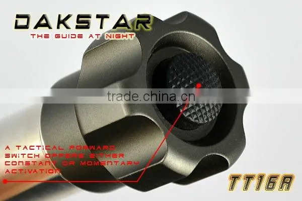 DAKSTAR TT16A CREE XML T6 1050LM 18650 Superbright Aluminum Police Rechargeable Emergency Tactical Led Flashlight Torch