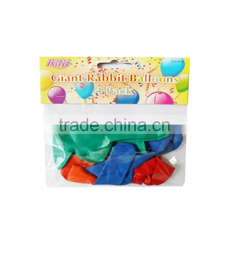 High quality colorful Latex giant rabbit balloon