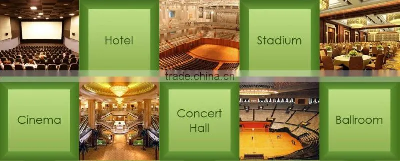 Glass wool fabric acoustic wall panel