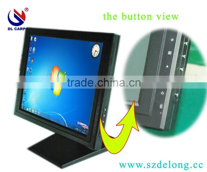 LCD Screen with 4-wire Resistive Touchscreen