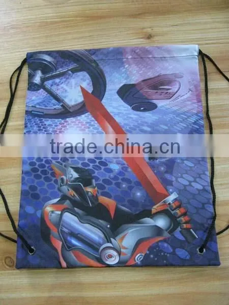 Various styles printed drawstring bag