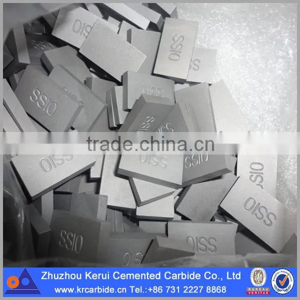 Stone cutting tools tungsten carbide insert SS10 from Zhuzhou manufacturer at lower cost