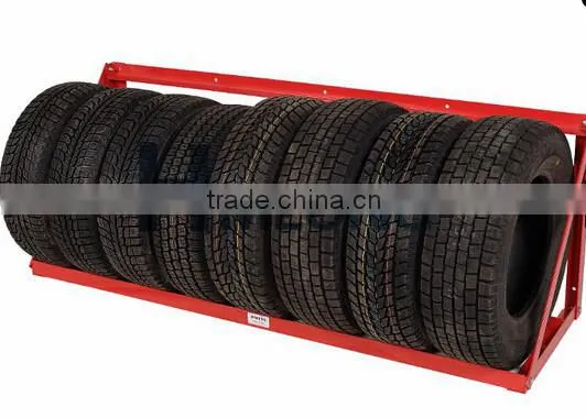 Light duty steel wall mounting racks for tire