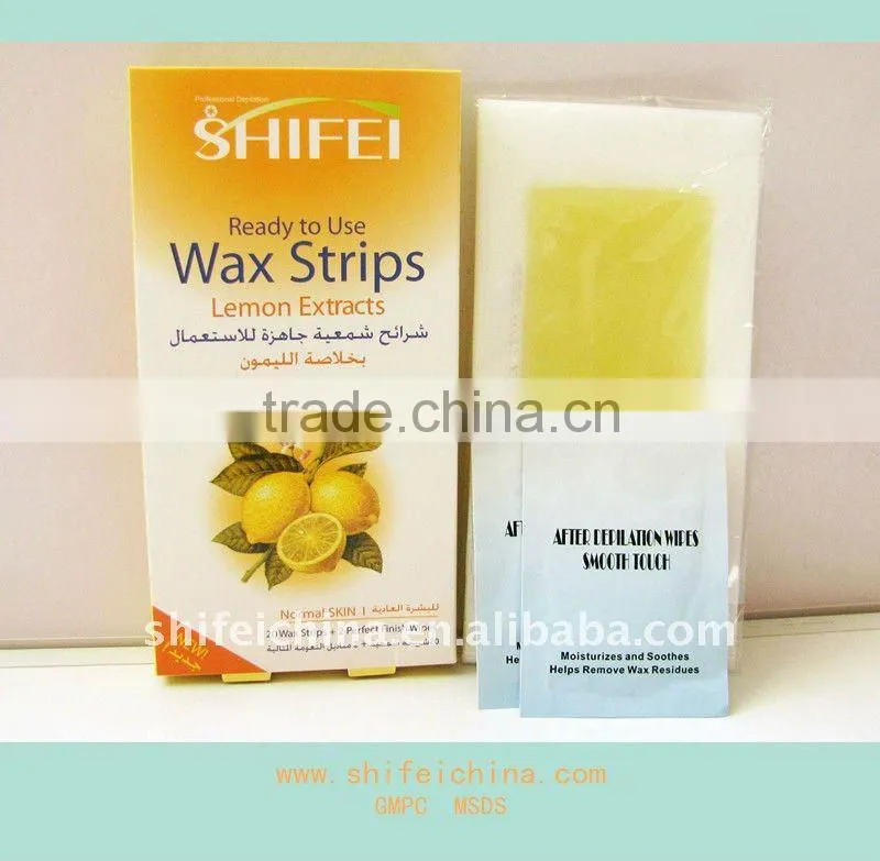 SHIFEI new depilatory cold wax strips-bulk
