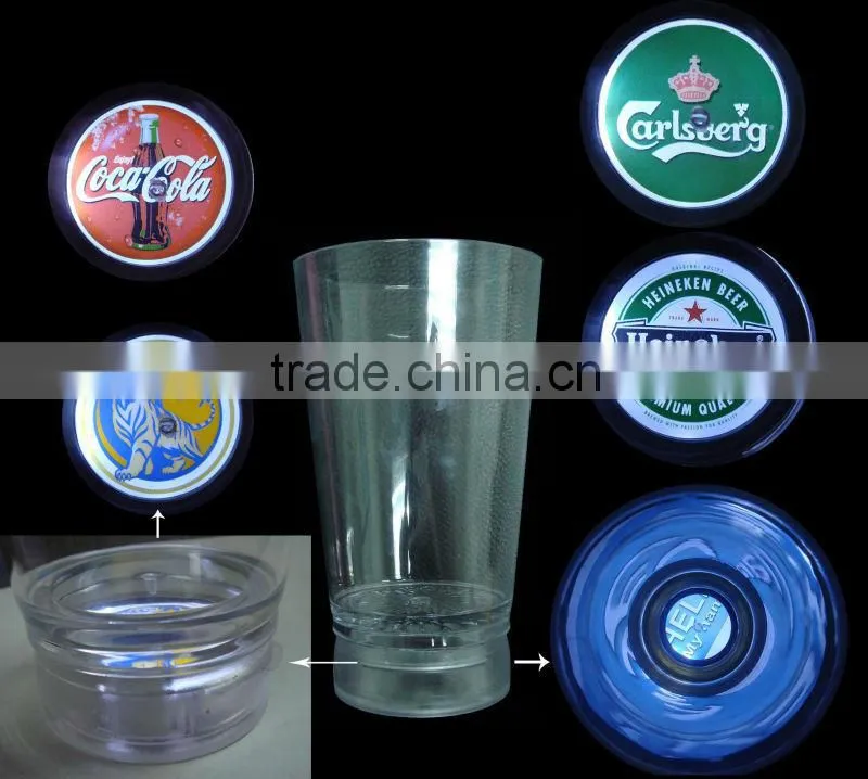 LED illuminated liquid active water cup