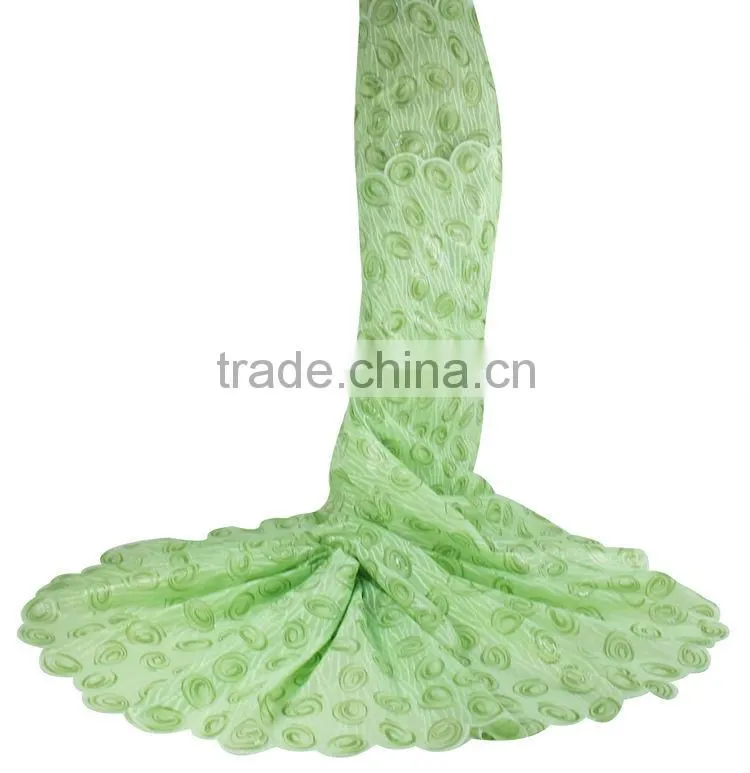 Mitaloo MOG0187 Good Quality Silk Lace African Double Organza Lace Swiss Organza Lace