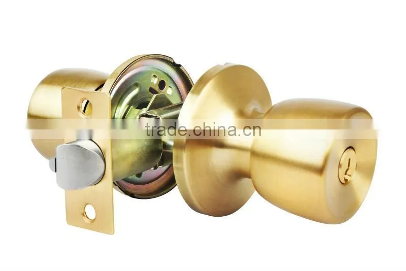 Tubular knobset KY570BK-PB