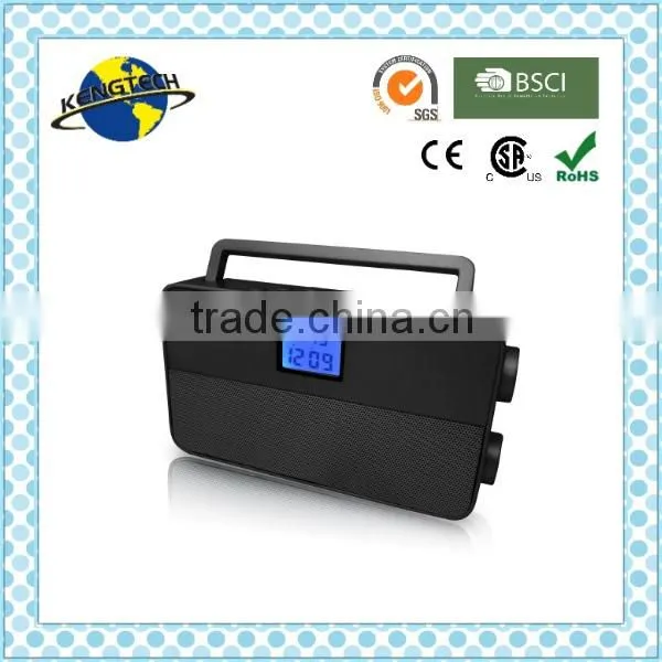 2015 Brand New Black with Blue LCD PLL Portable Radio