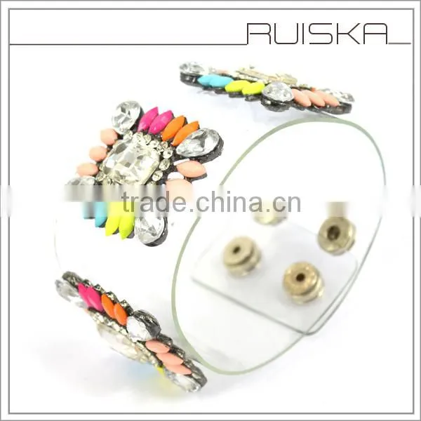 Shourouk Style With Crystal Plastic Bracelet