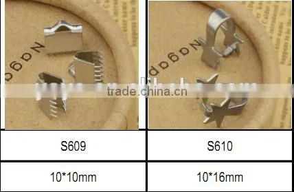 CZ6549 mirco cz pave end caps with hooks, end caps for jewelry or tassels