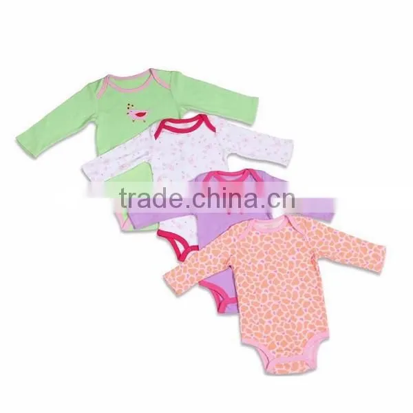 PF-MS-125 high quality 100% cotton unisex newborn baby rompers