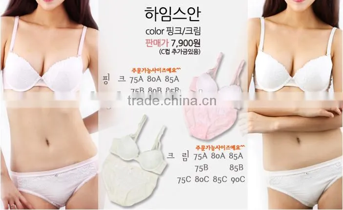 hot sell sexy girl lace push up bra&brief sets underwear/lingerie/intimate