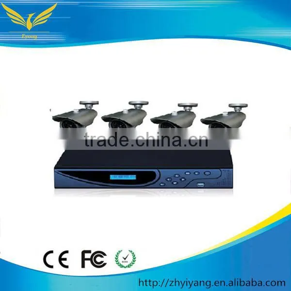 cheap cctv camera kit! 600TVL IR bullet proof cctv camera with standalone cctv camera dvr kit