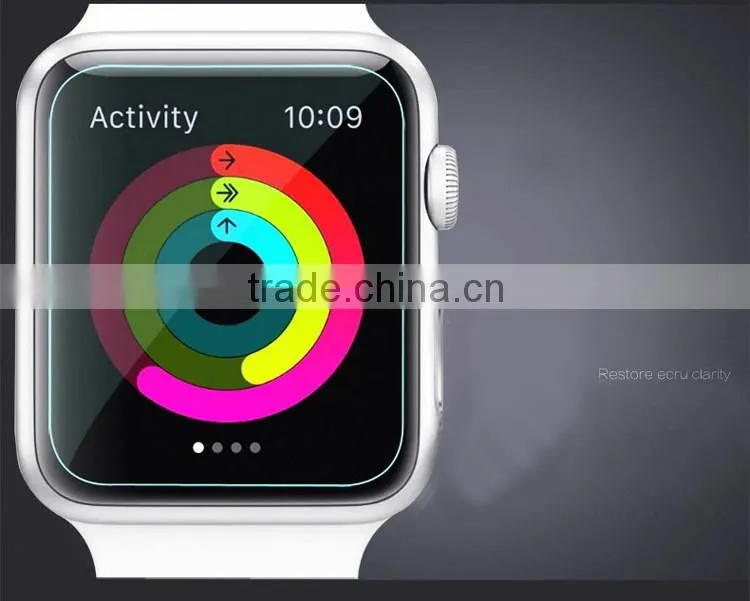 For Apple Watch High Definition Screen Protector,9H Premium For apple watch Tempered Glass screen protector