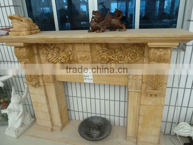 China Natural Stone Fireplace