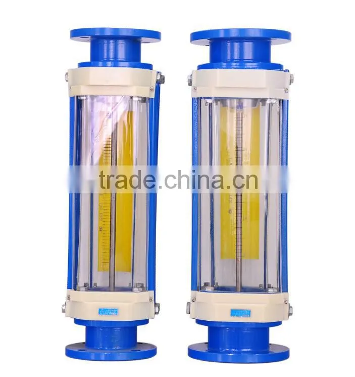 Stainless steel glass tube rotameter flow meter