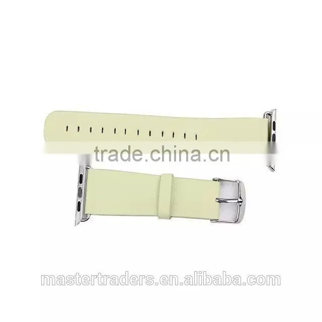 Cheap Colorful PU Leather Watch Band Wrist Strap For 42MM Apple Watch MT-3565