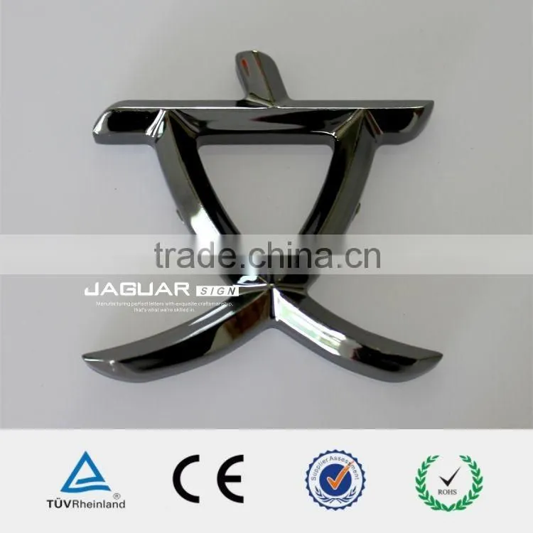 Custom Metal 3D Chrome Letters & Numbers Outdoor Advertising Signs