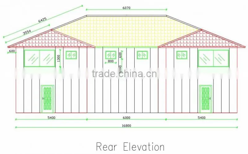 Level A1 Fireproof SABS and TUV Certificated Patented Foamed Cement Board Mobile Villa House More Than 70 Years