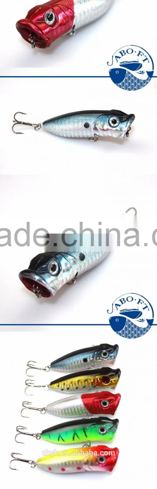 2016 wholesales price best sell popper 6.5cm 13g fishing lure