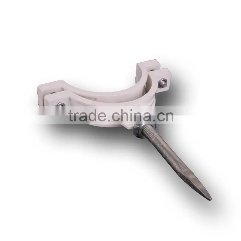 High quality Waste Drainage UPVC plastic pipe fittings flat pipe clamp fitting