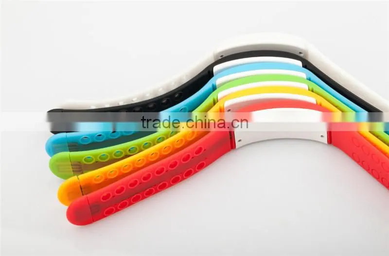 Lastest W2 Silicone USB Sport Fitness Bracelet For Mobile Phone