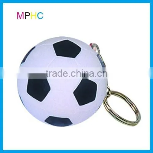 Mini Antistress PU foam Basketball Stress Reliever Squeeze Toy Ball Key Chain