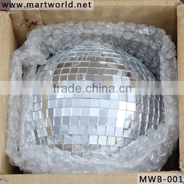 Fashion hanging disco balls with mirror surface for wedding events&party;silver hanging disco ball wedding decoration(MWB-001)