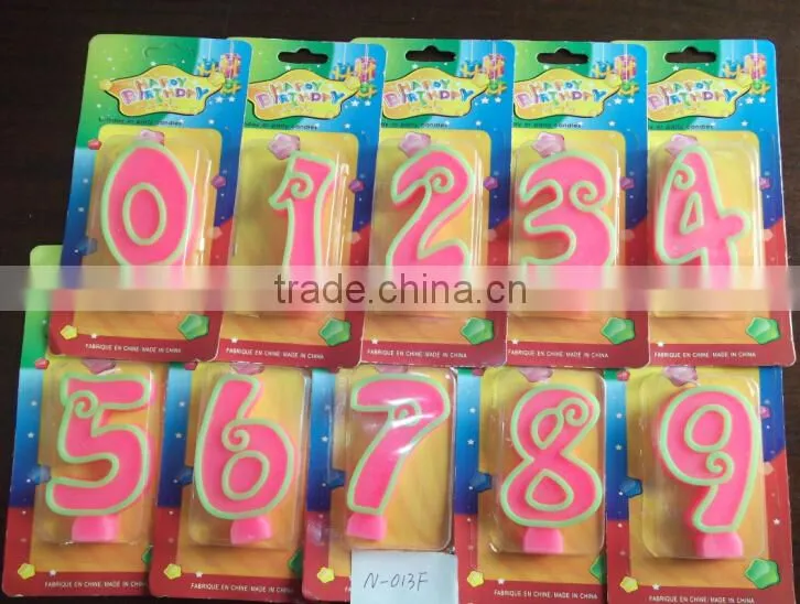 Number Shaped Candles For Wedding Favors