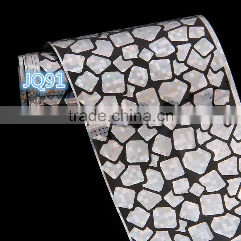 Rose flower Laser 1 Roll Nail Transfer Sticker Tips Decoration Accessories Hotsale